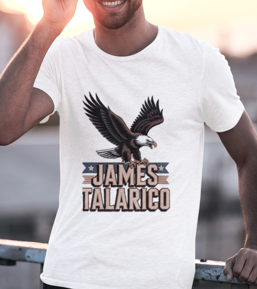James Talarico Texas Senate 2026 Eagle Stars Stripes T-Shirt