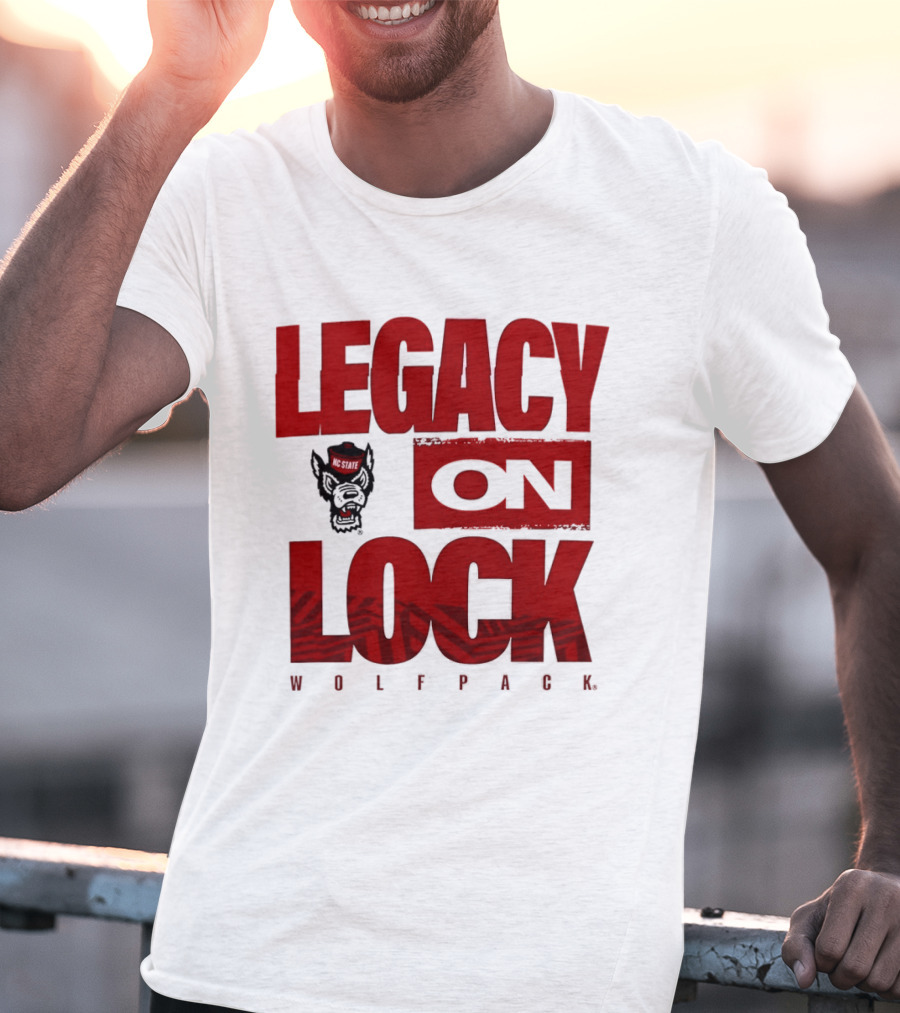 NC State Wolfpack Legacy On Lock 2026 March Madness T-Shirt