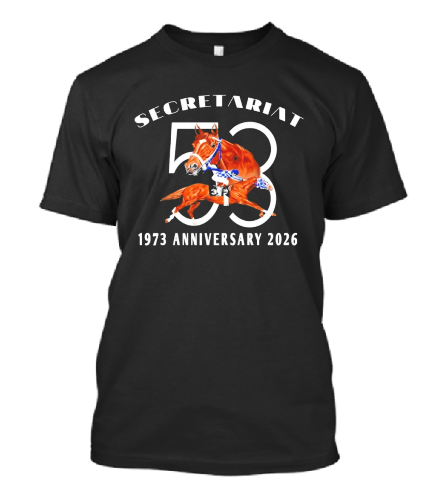 Secretariat 1973 50th Anniversary 2026 Racing Legend T-Shirt