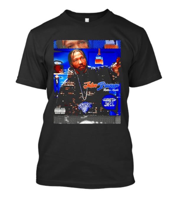 Jalen Brunson Rotten Apple Knicks Hand Up NYYK Empire T-Shirt