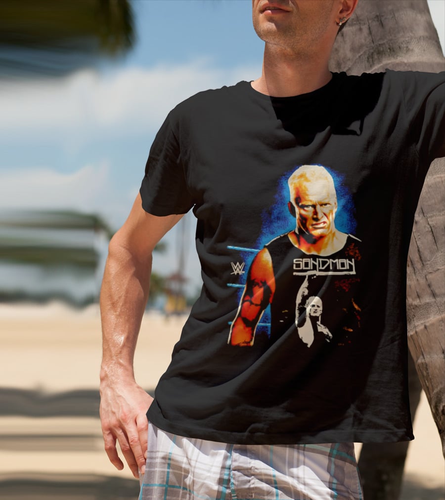 Wrestling Icon Sandman WWE Hardcore Legend T-Shirt