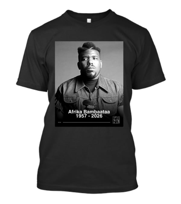 Afrika Bambaataa 1957 2026 Pioneer Legacy RNNA T-Shirt