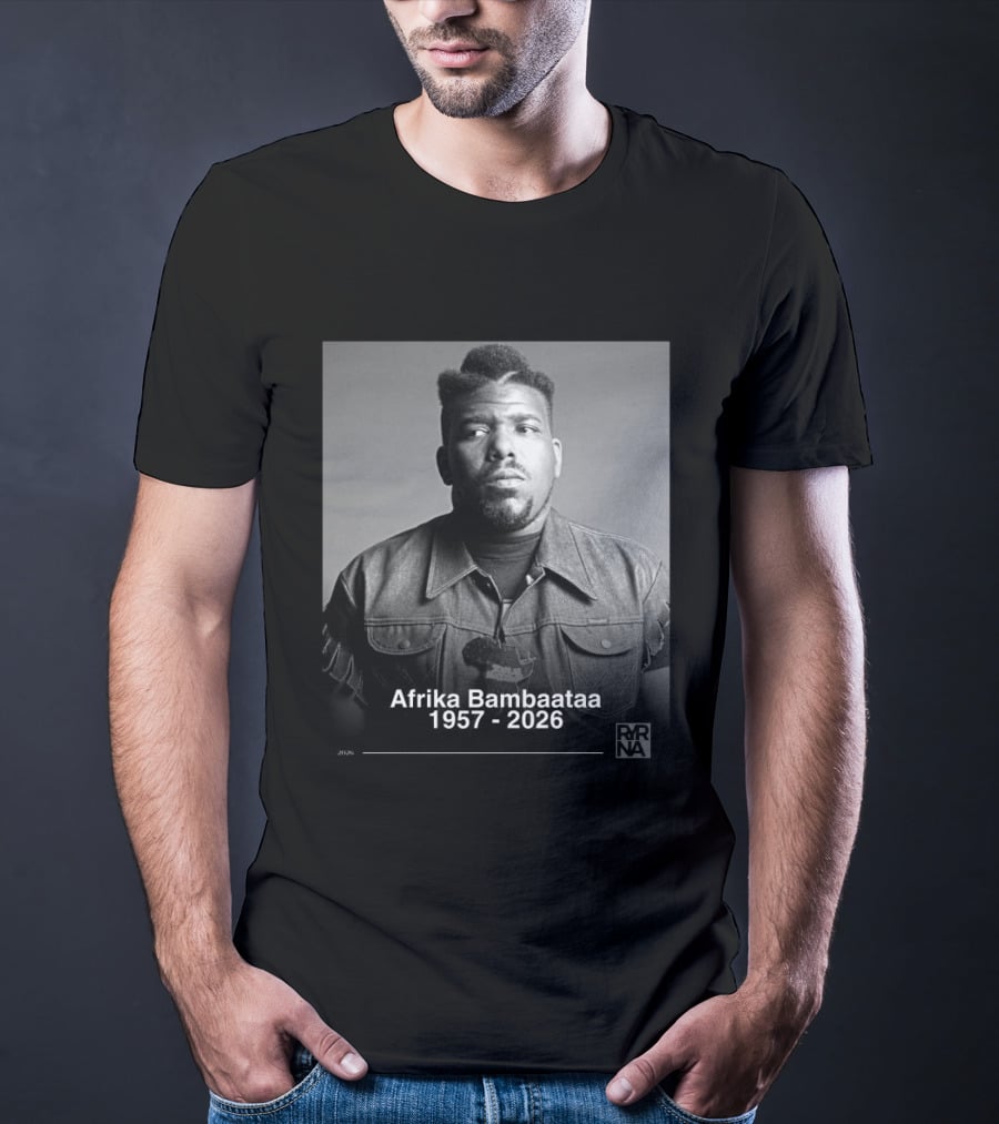 Afrika Bambaataa 1957 2026 Pioneer Legacy RNNA T-Shirt