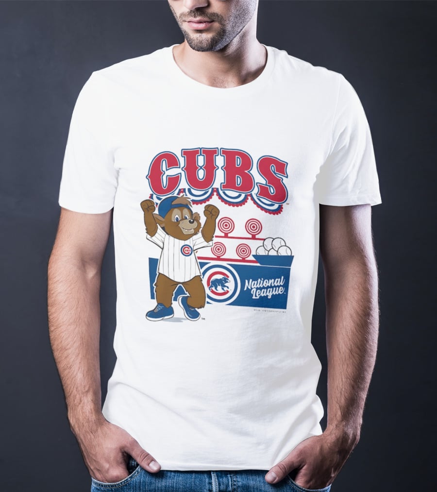 Chicago Cubs 2026 National League Mascot Step Back Up T-Shirt