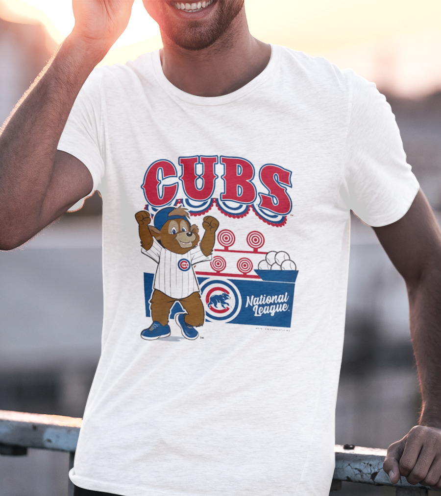 Chicago Cubs 2026 National League Mascot Step Back Up T-Shirt