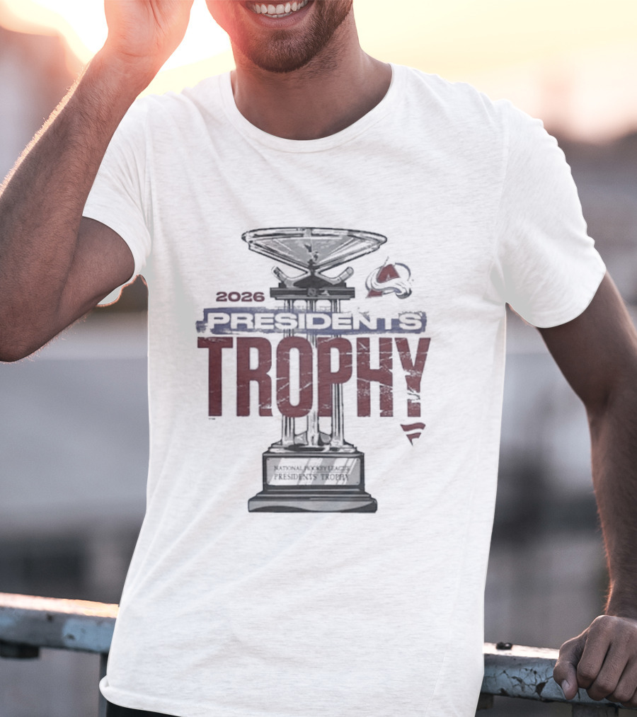 Colorado Avalanche 2026 NHL Presidents' Trophy Winner T-Shirt
