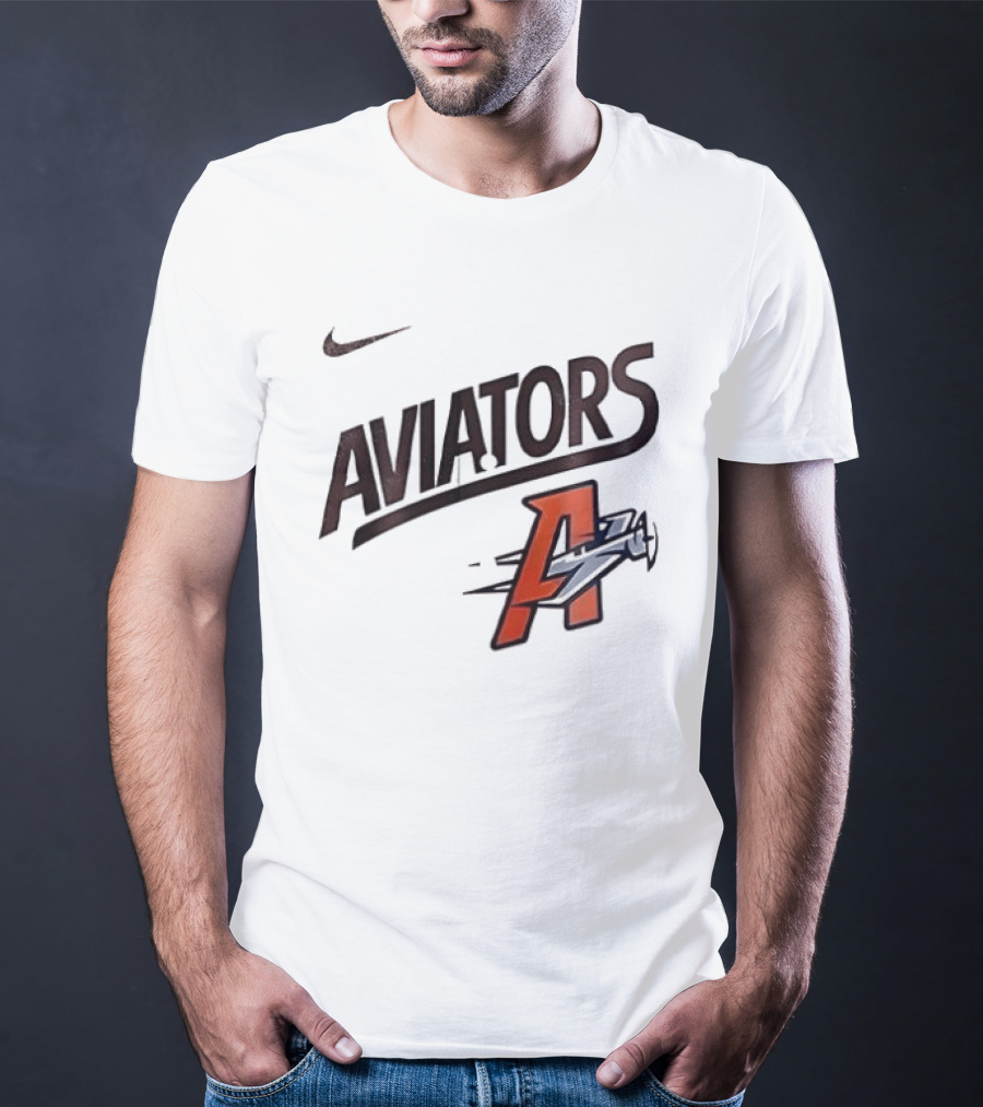 Nike Las Vegas Aviators A Logo Nike Swoosh T-Shirt