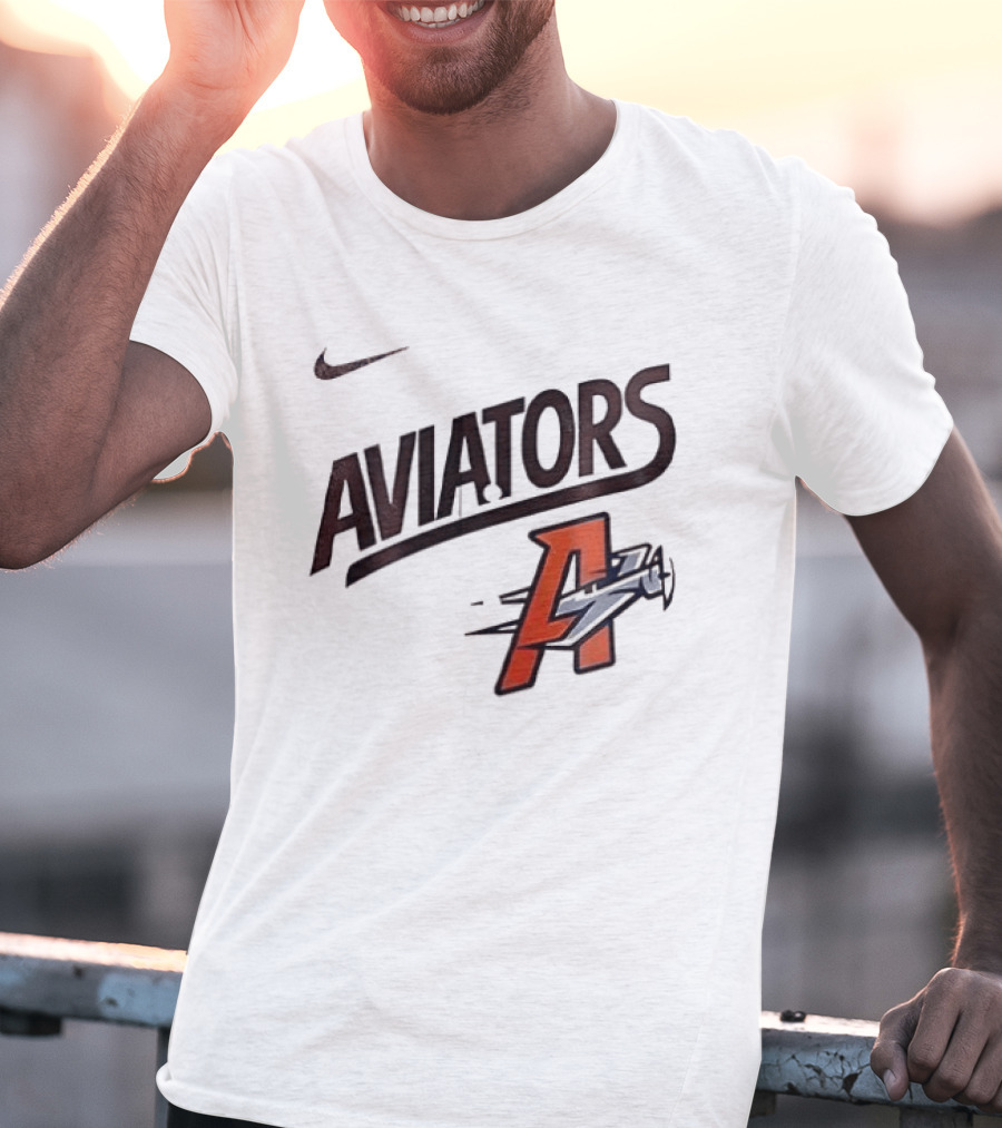 Nike Las Vegas Aviators A Logo Nike Swoosh T-Shirt