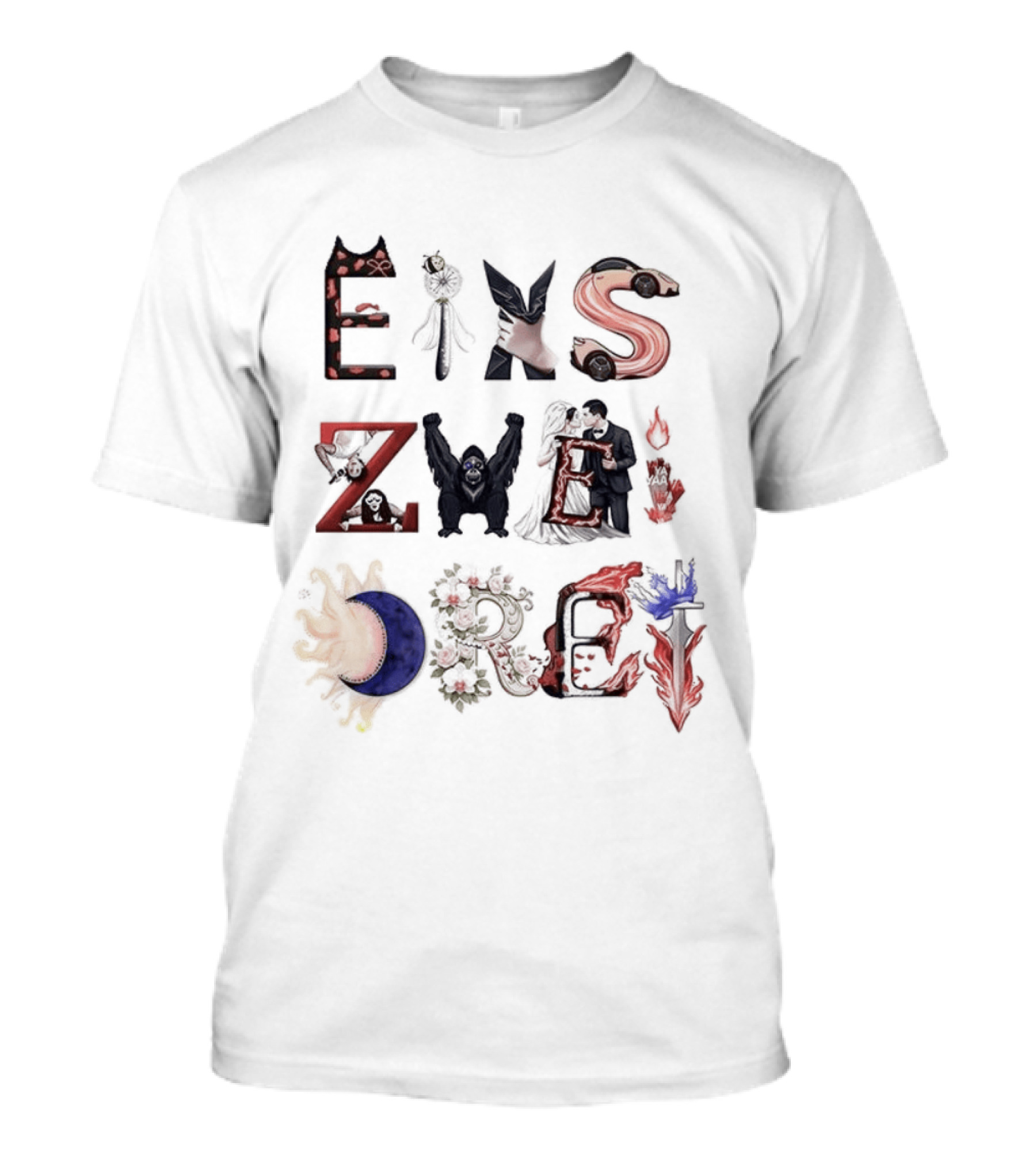 Eins Zwei Drei Artistic German Countdown T-Shirt