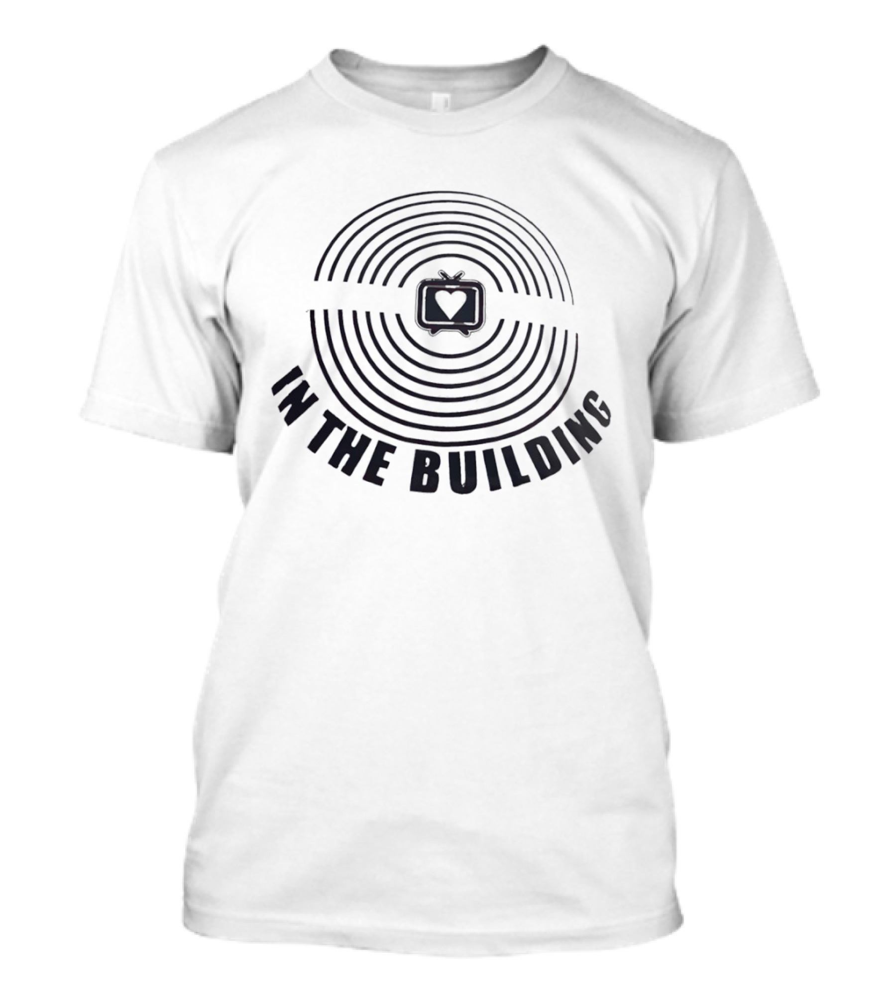In The Building TV Heart Retro Circles T-Shirt
