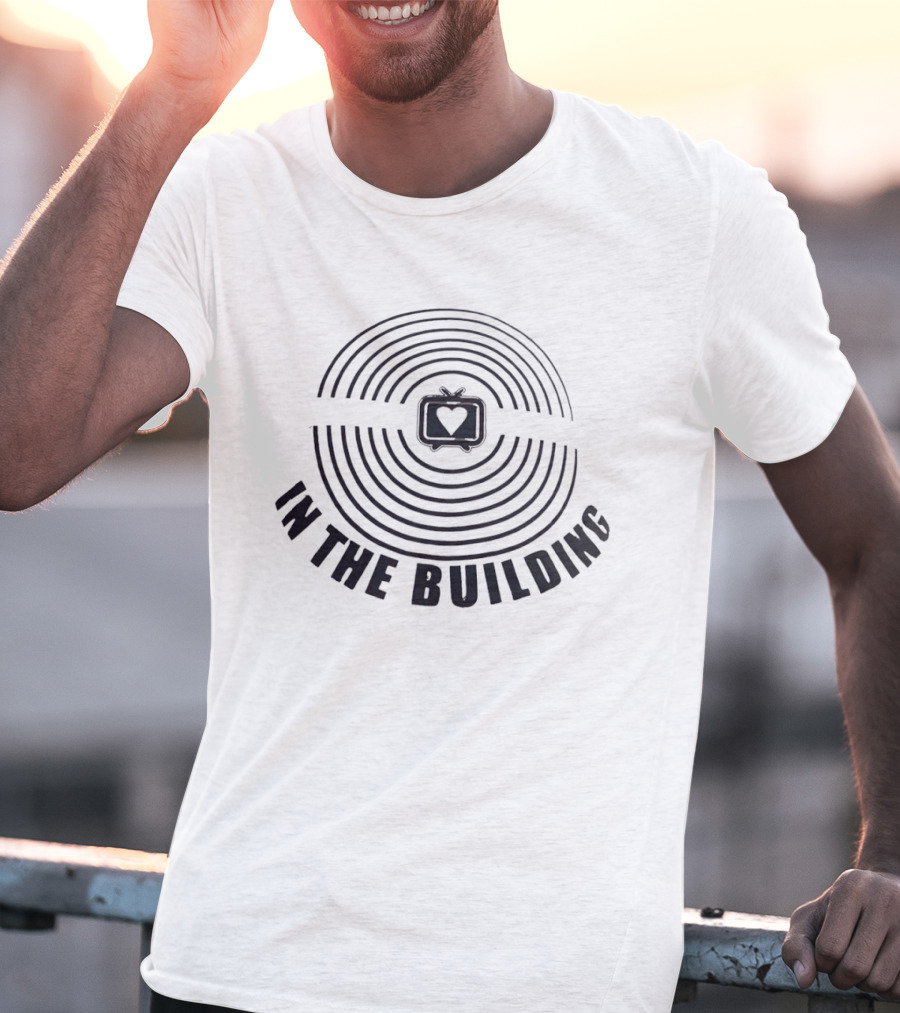 In The Building TV Heart Retro Circles T-Shirt