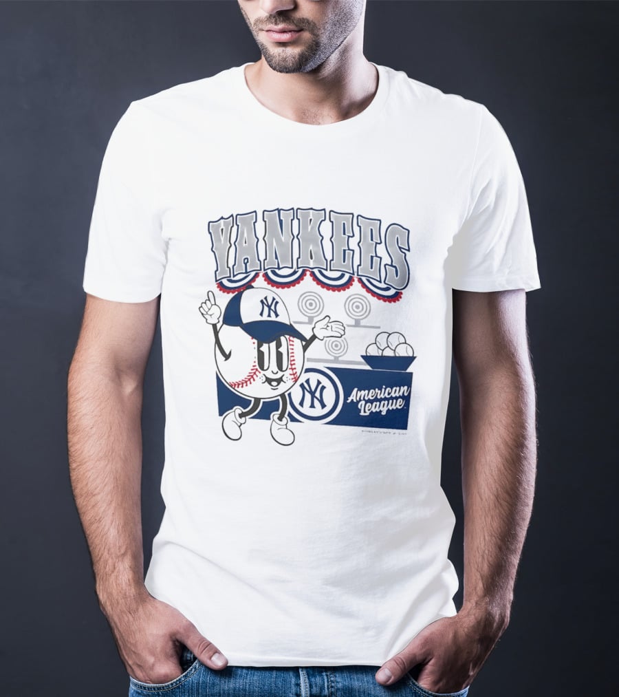 Yankees New York MLB 2026 Step Back Up American League T-Shirt
