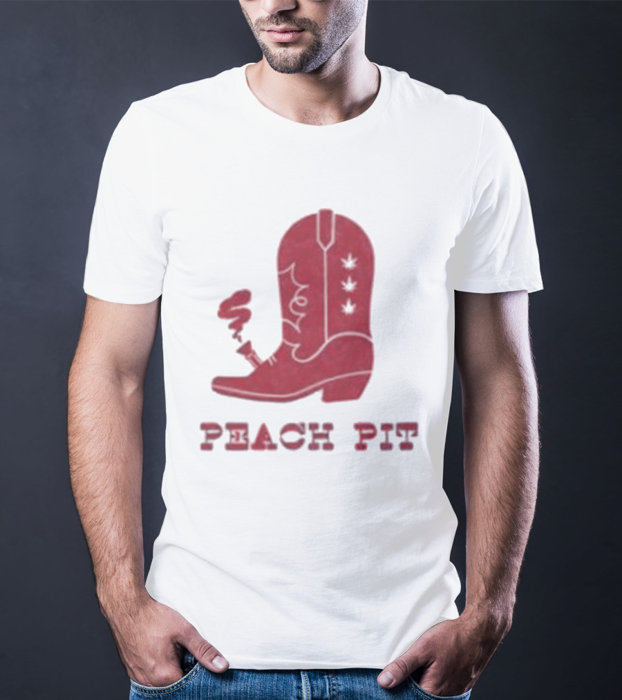 Peach Pit Boot Bong Iconic Music T-Shirt