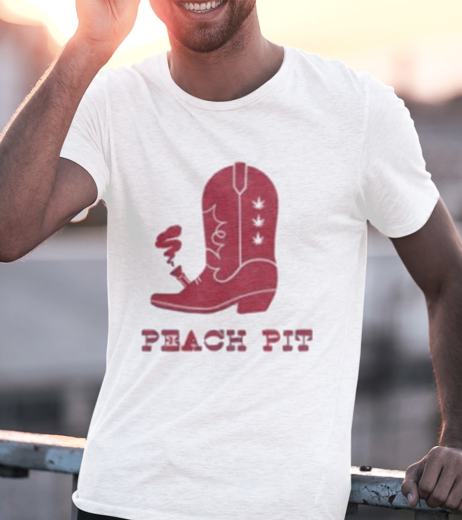 Peach Pit Boot Bong Iconic Music T-Shirt