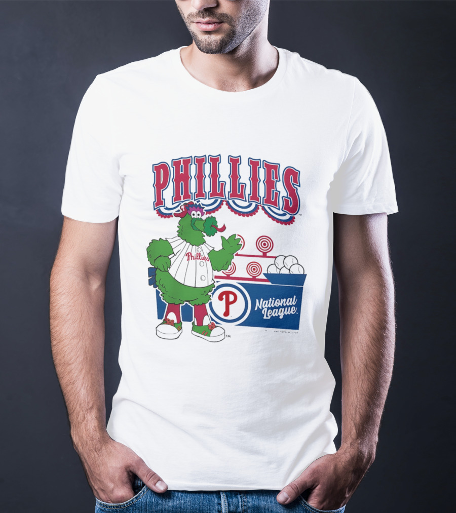 Philadelphia Phillies 2026 Step Back Up Phillies Phanatic National League T-Shirt