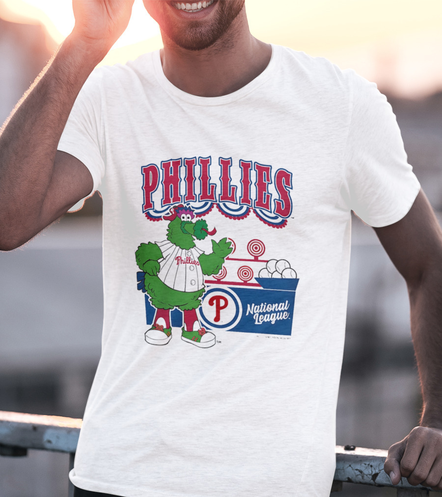 Philadelphia Phillies 2026 Step Back Up Phillies Phanatic National League T-Shirt