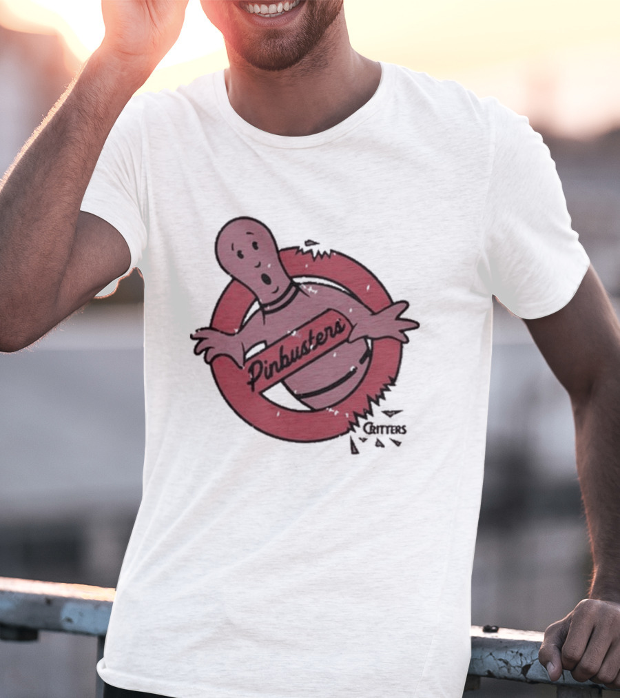 Pinbusters Parody Bowling Ghost T-Shirt