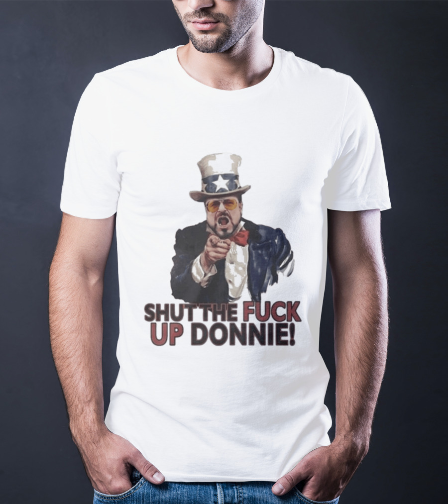 Walter Sobchak Shut The Fuck Up Donnie Uncle Sam T-Shirt