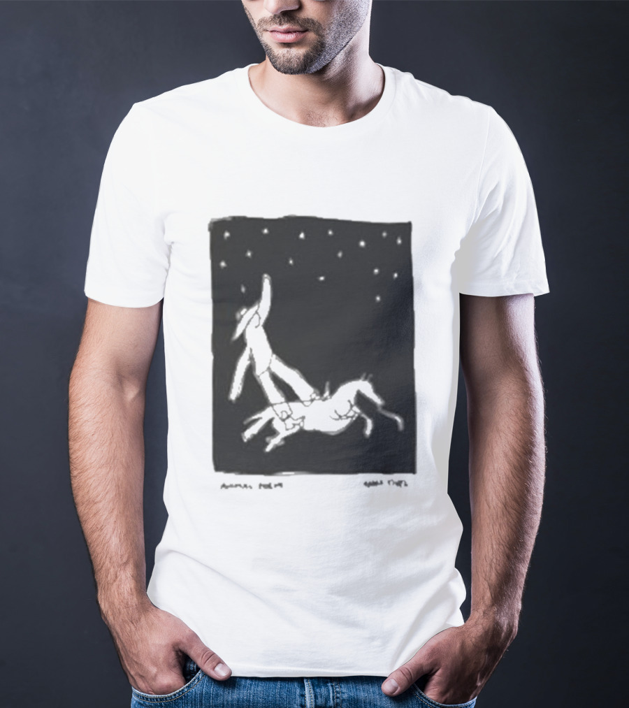 Anna Tivel Cowboy Under Starry Night T-Shirt