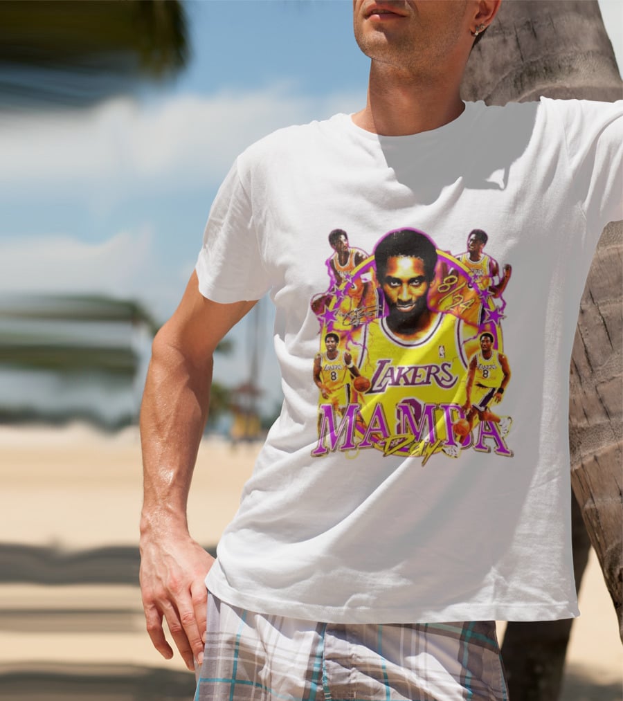 Mamba Day Kobe Bryant 8 24 Los Angeles Lakers NBA T-Shirt