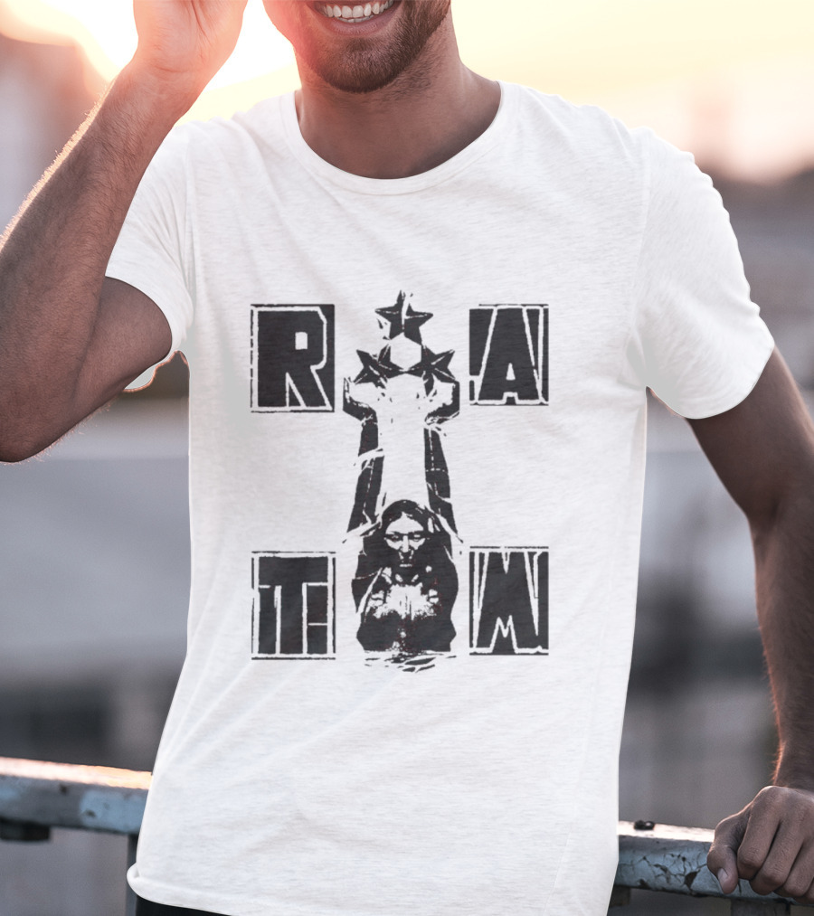Rage Against The Machine RATM Stars Stencil T-Shirt