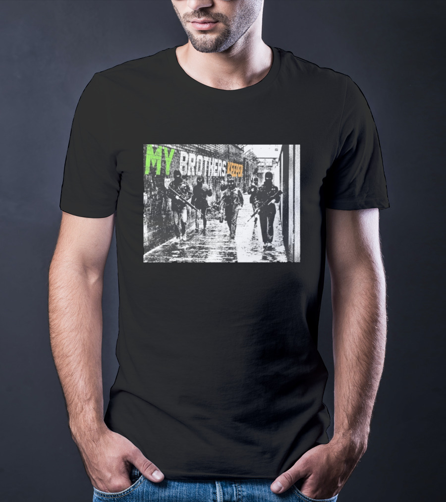 Omerta My Brothers Keeper Masked Figures Alleyway T-Shirt