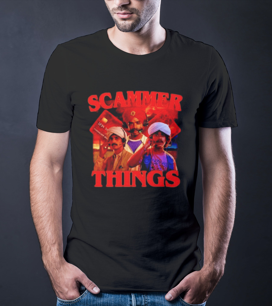 Scammer Things Credit Card Call Center T-Shirt