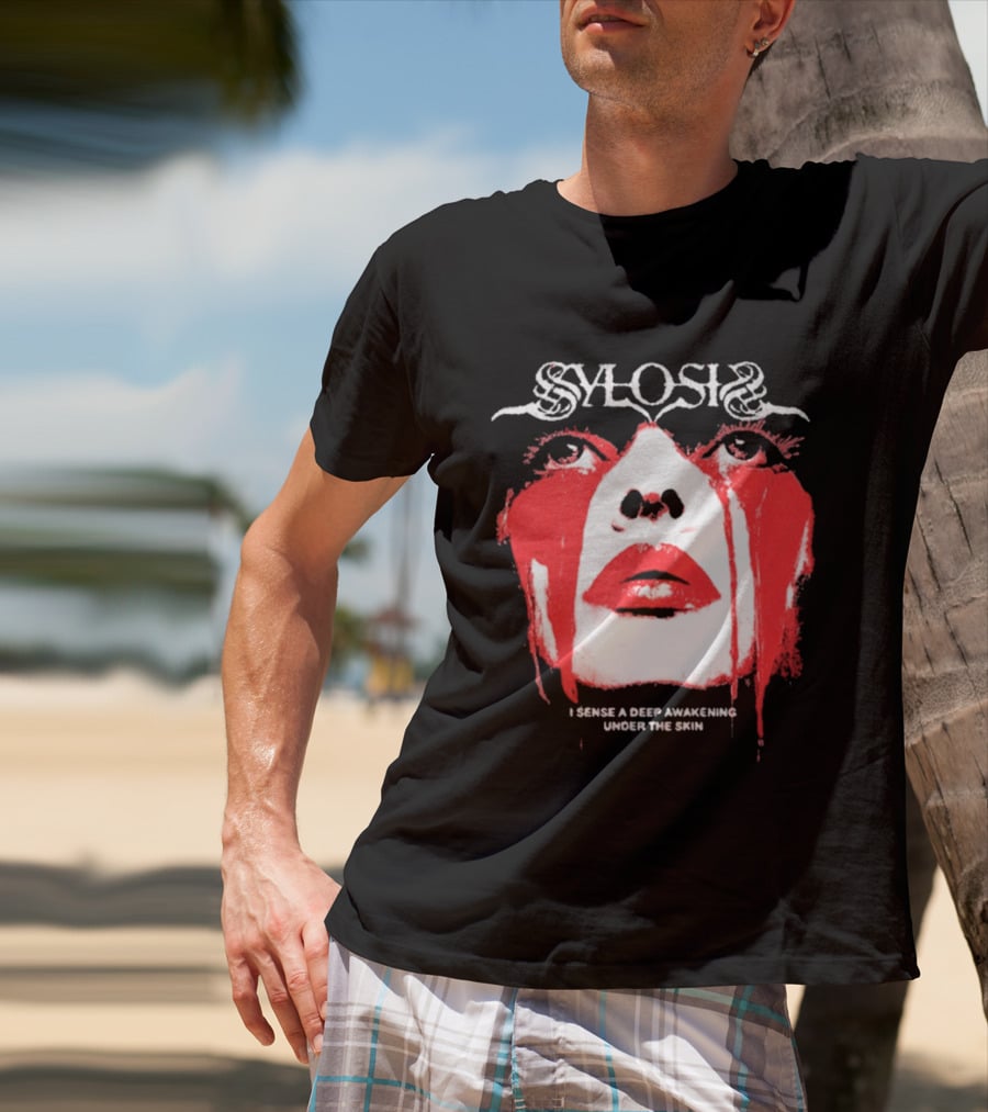 Sylosis I Sense A Deep Awakening Under The Skin Blood Tears Face T-Shirt