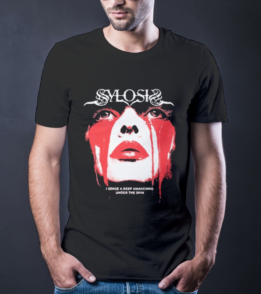 Sylosis I Sense A Deep Awakening Under The Skin Blood Tears Face T-Shirt