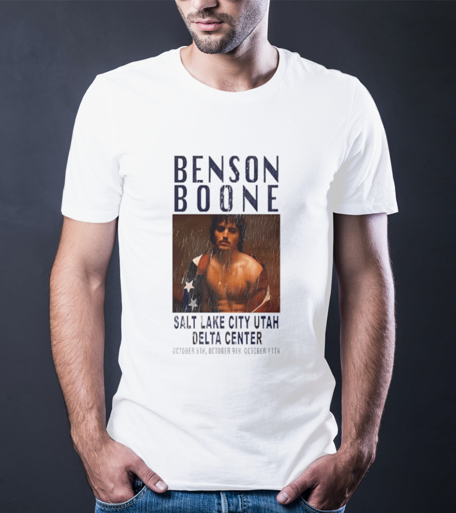 Benson Boone Salt Lake City Utah Delta Center October 8th 9th 11th T-Shirt