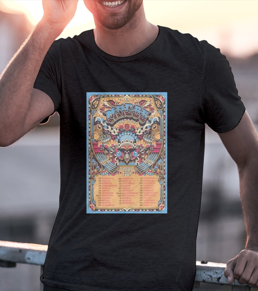 Magoo What A Life Spring Tour 2026 Vintage Festival Dates T-Shirt