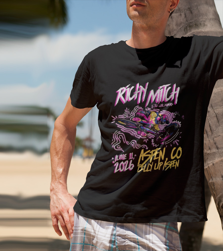 Richy Mitch And The Coal Miners June 11 2026 Aspen CO Belly Up Venue Event T-Shirt