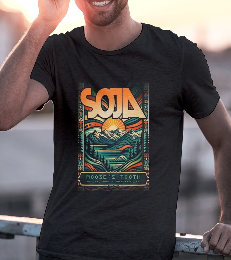 Soja Moose's Tooth Anchorage AK May 21 2026 T-Shirt