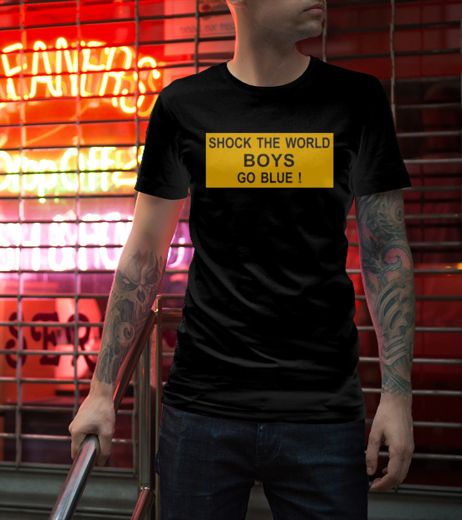 Shock The World Boys Go Blue T-Shirt