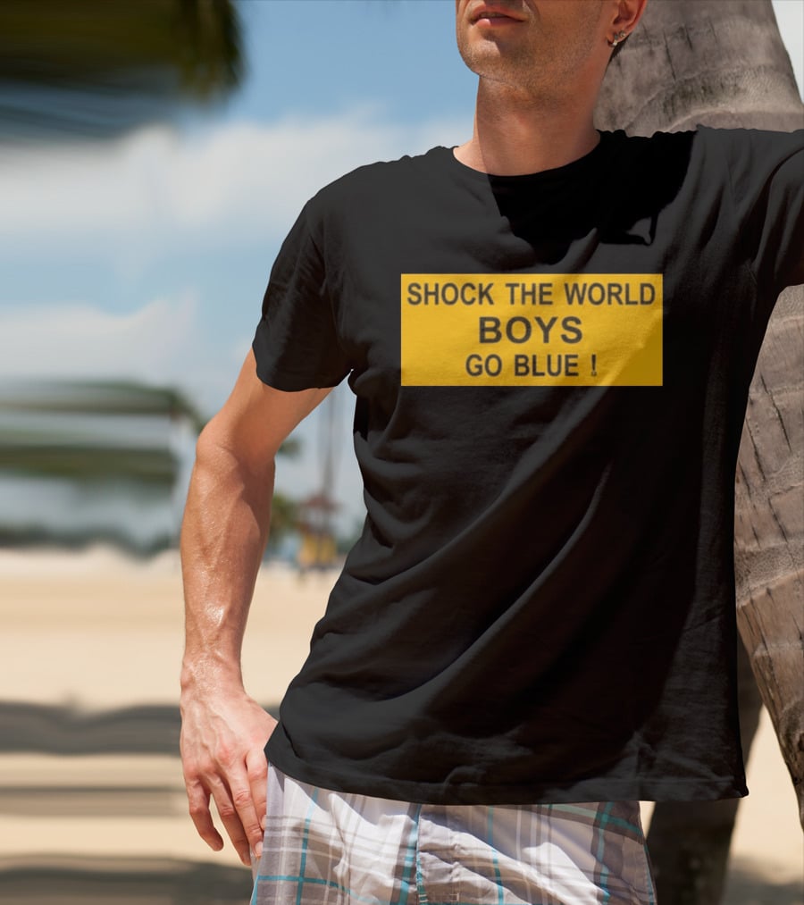 Shock The World Boys Go Blue T-Shirt
