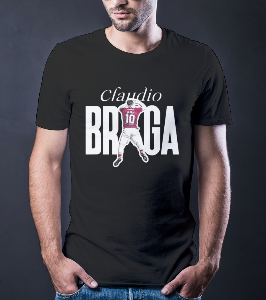 Cláudio Braga 10 Midlothian Football Club Player T-Shirt