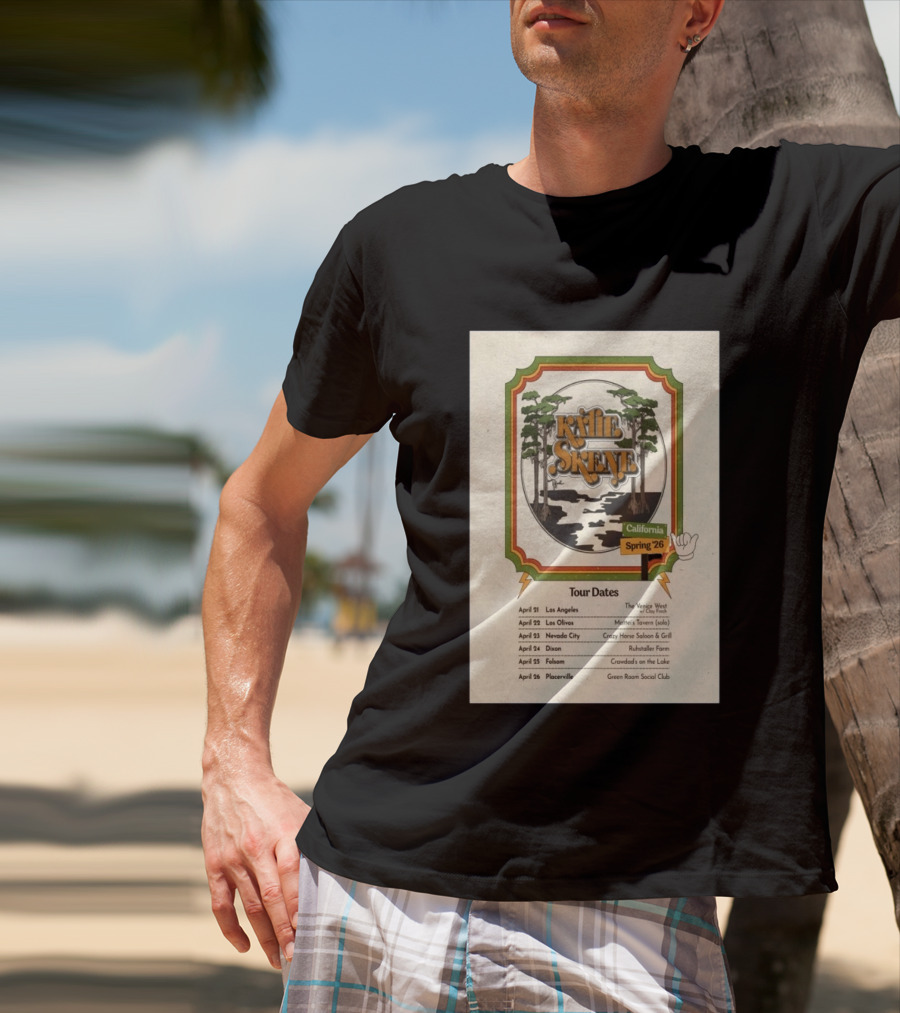 Kalie Skene California Spring 2026 Tour Dates Venice West Los Angeles Mattie's Tavern Los Olivos T-Shirt
