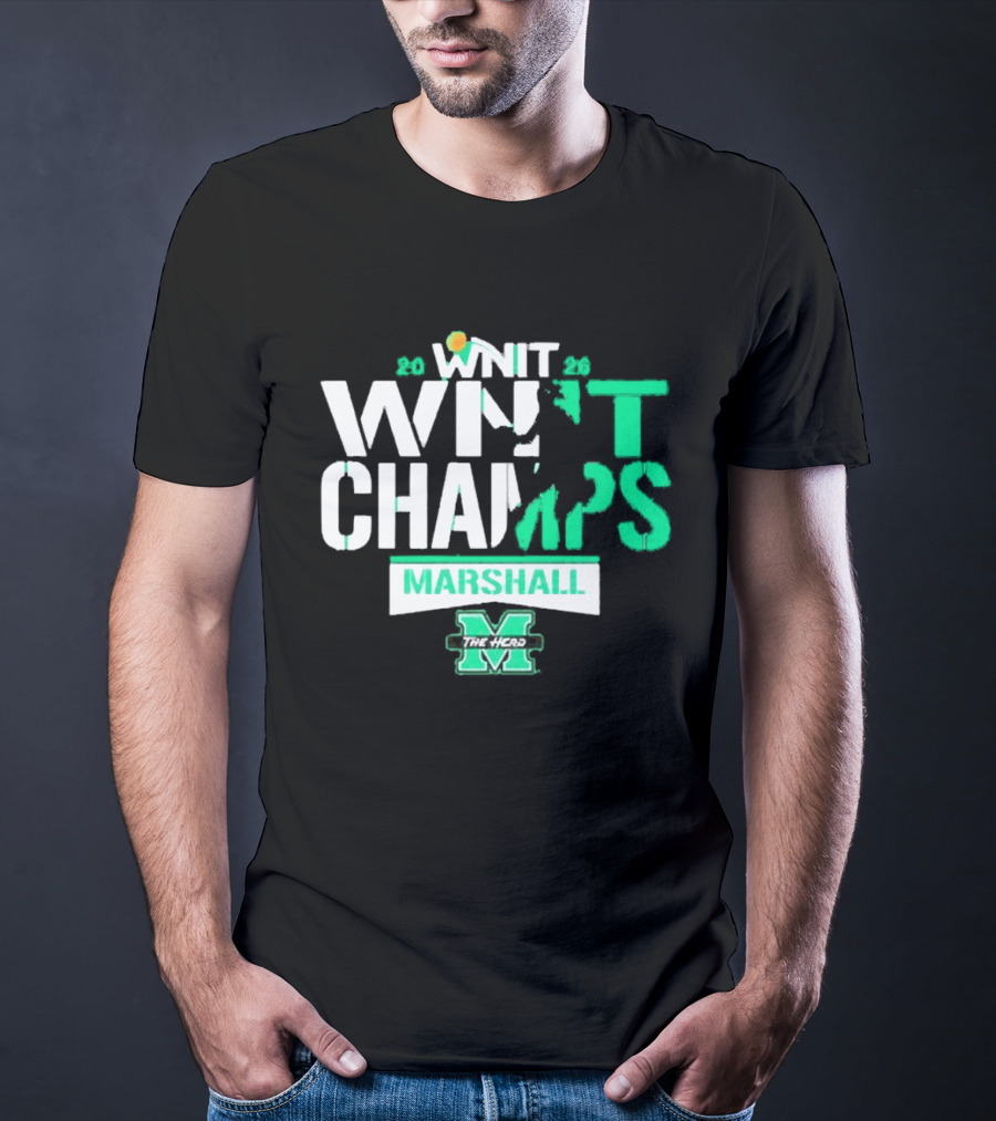 Marshall Thundering Herd 2026 WNIT Champs T-Shirt