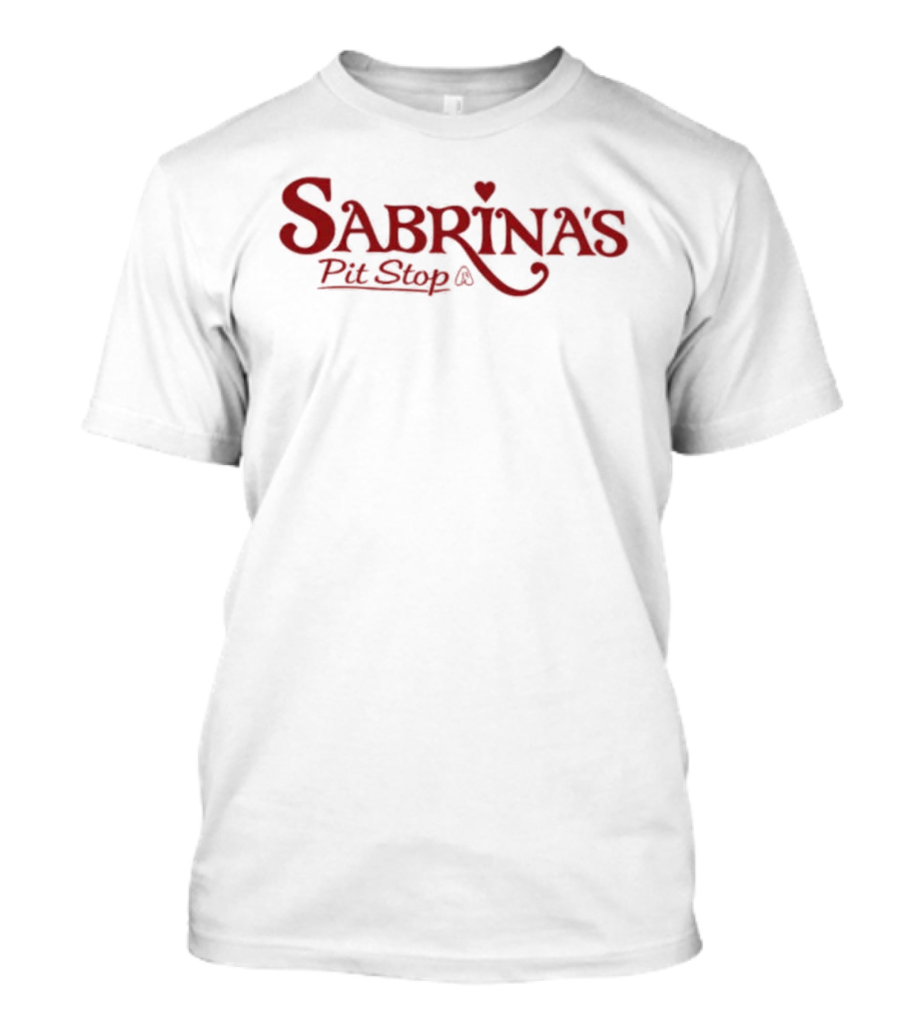 Sabrina's Pit Stop Heart T-Shirt