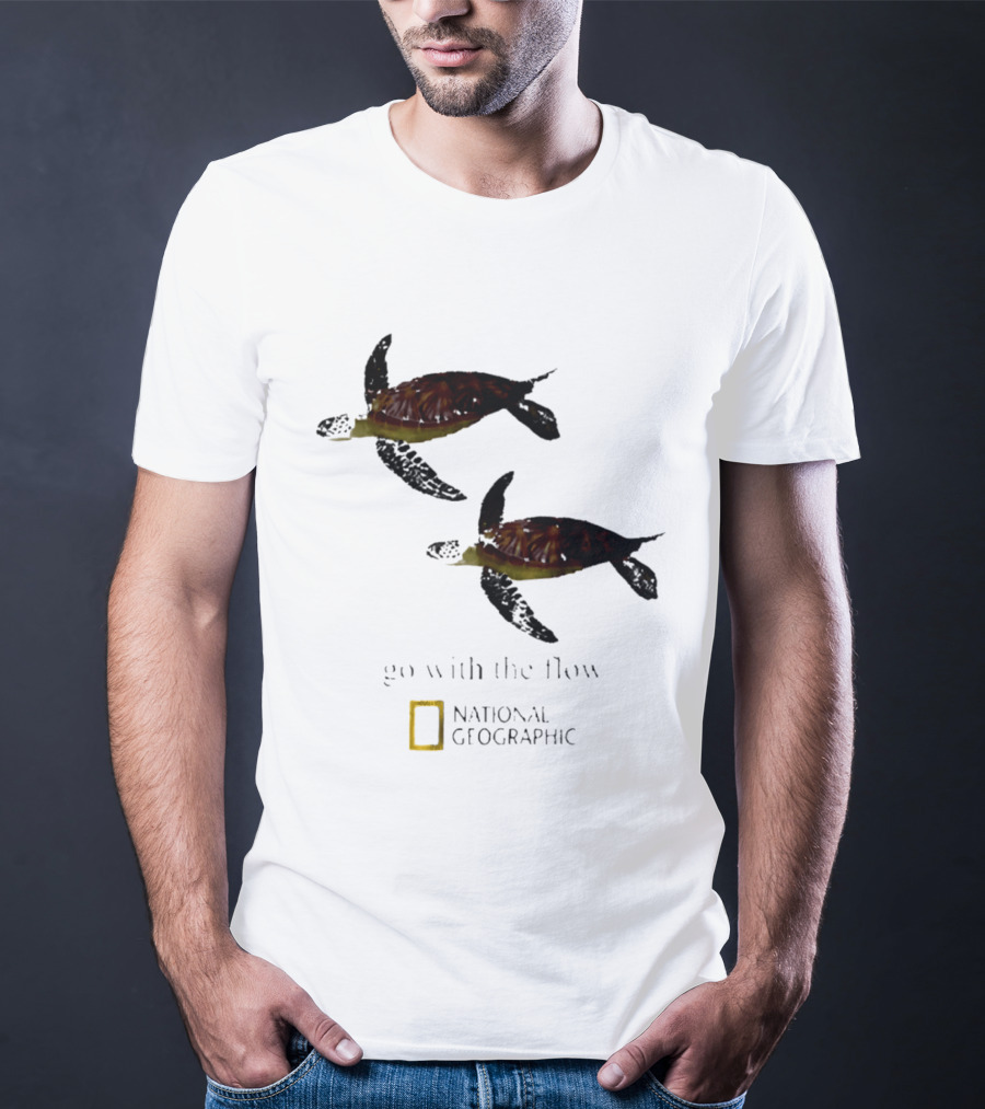 Sea Turtle Go With The Flow National Geographic T-Shirt