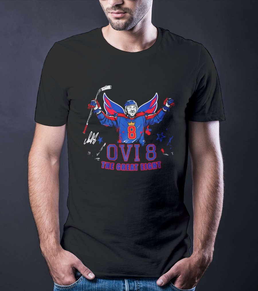 Ovi 8 The Great Eight Washington Capitals Alexander Ovechkin T-Shirt