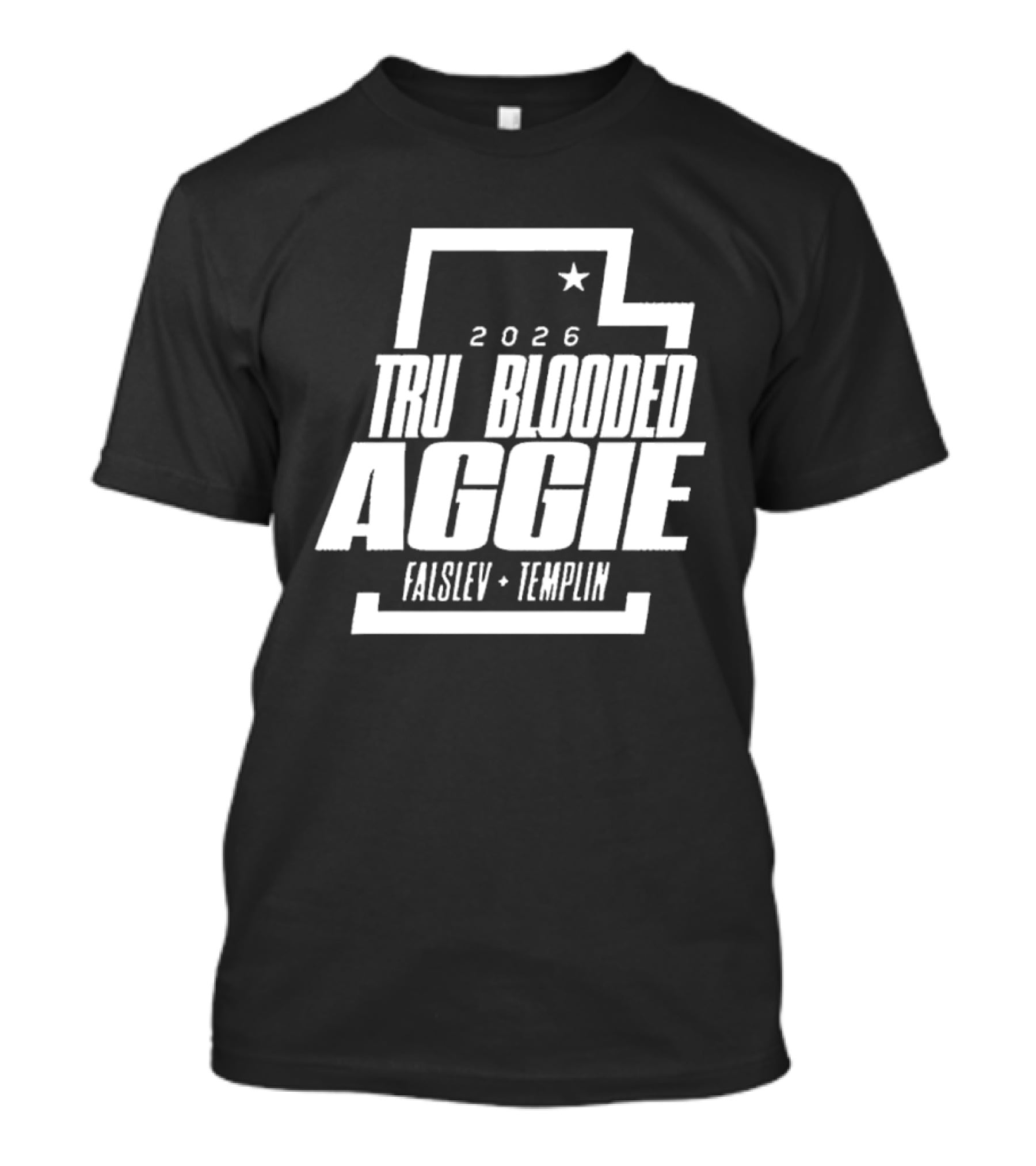 True Blooded Aggie Falslev Templin 2026 Utah Star T-Shirt