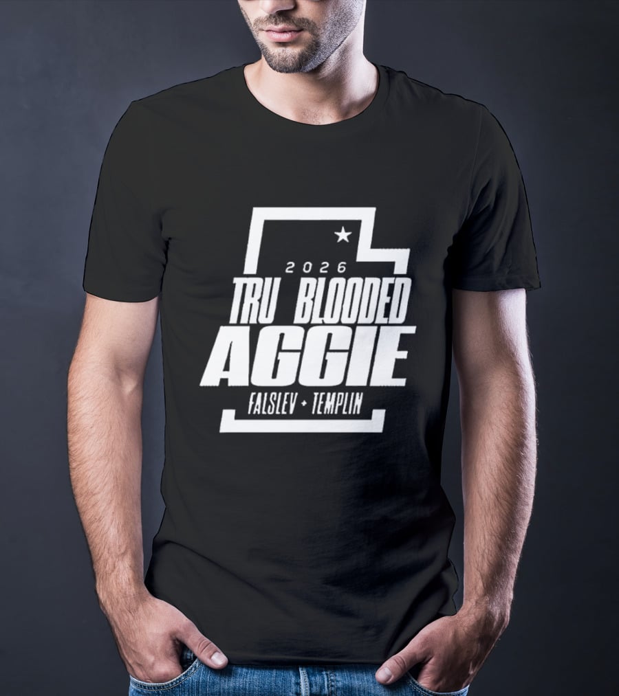 True Blooded Aggie Falslev Templin 2026 Utah Star T-Shirt