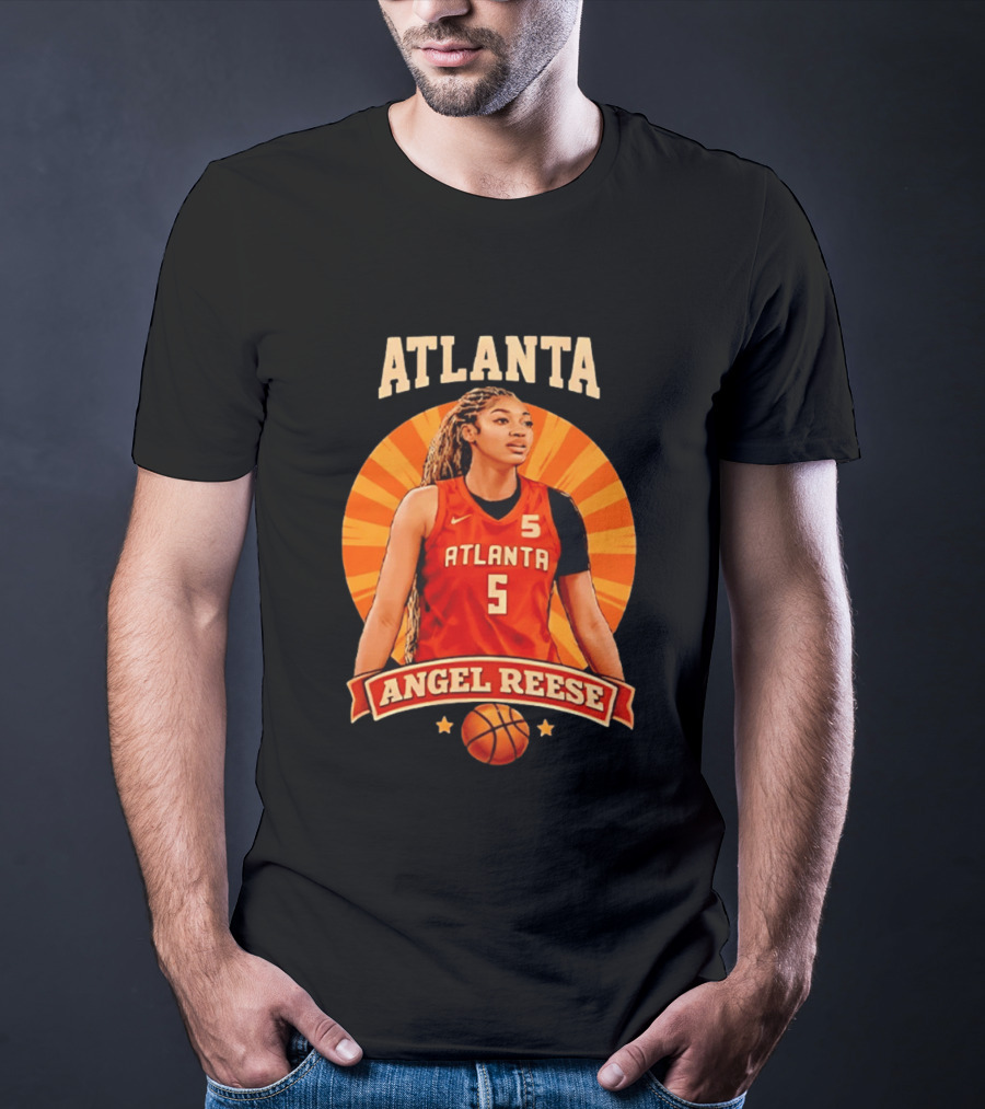 Atlanta Angel Reese Basketball T-Shirt