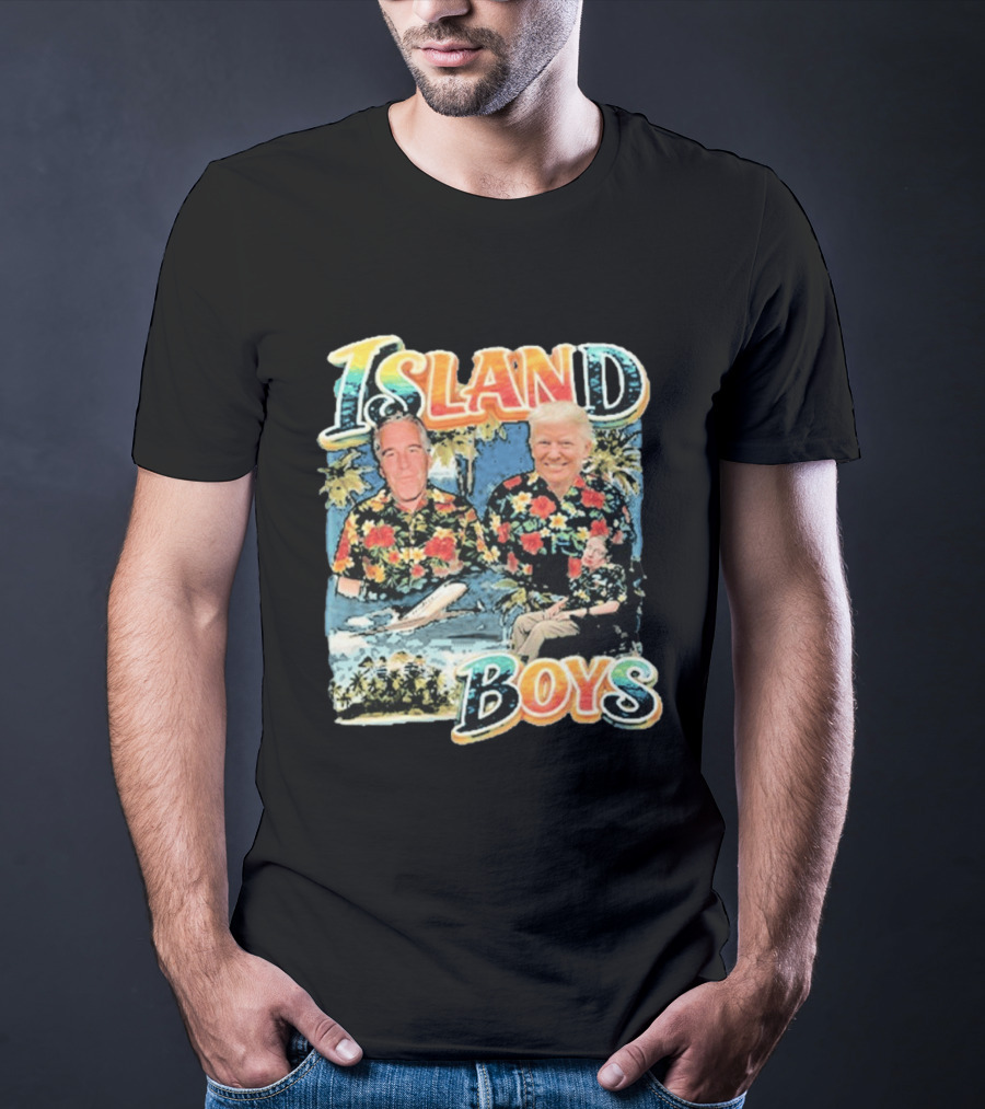 Island Boys Trump Epstein Hawking Hawaiian T-Shirt