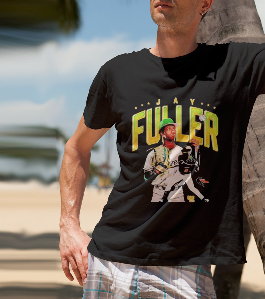 Jay Fuller UAB Baseball Player NCAA Collage With Catcher And Batter T-Shirt