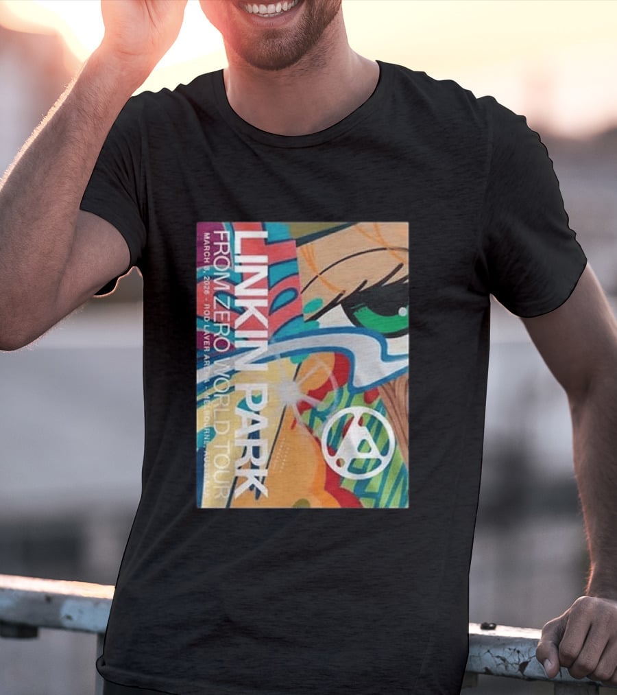 LINKIN PARK From Zero World Tour March 2026 Marvel Stadium Melbourne T-Shirt