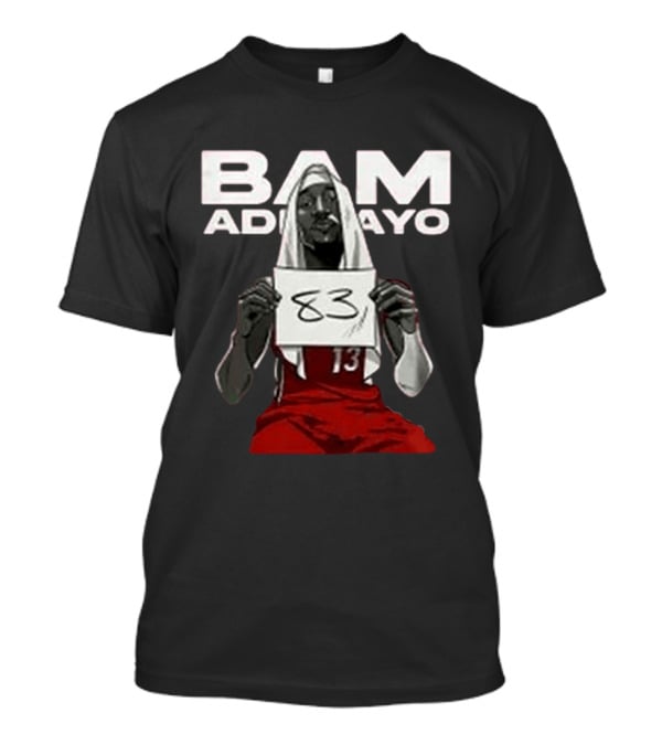 Bam Adebayo Historic 83 Points Miami Performance T-Shirt