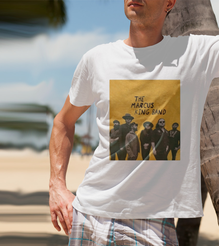 The Marcus King Band Vintage American Tour Group Photo T-Shirt