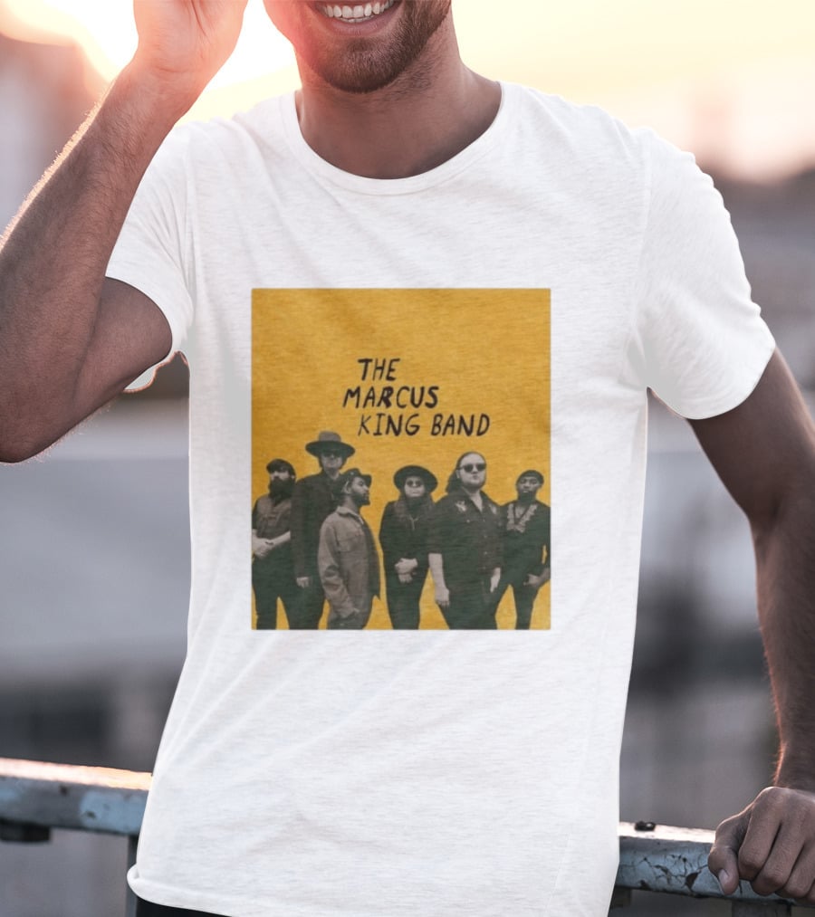 The Marcus King Band Vintage American Tour Group Photo T-Shirt